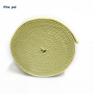 Retardante de fuego fuerte absorción de aceite accesorios de malabares de fuego Material de fabricación mecha de aramida de 3 pulgadas 75*3mm 100% correas planas de Kevlar puro - Product Image 4