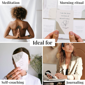 Tarjetas de afirmación de impresión personalizada, tarjeta de <span class=keywords><strong>cita</strong></span> motivacional, tarjetas de afirmación de salud mental - Product Image 5