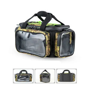 Bolsa de Almacenamiento de Señuelos de Pesca Oxford Impermeable de Gran Capacidad para Uso Multiusos al Aire Libre, Bolsa de Transporte de Aparejos de Pesca Marítima - Product Image 2
