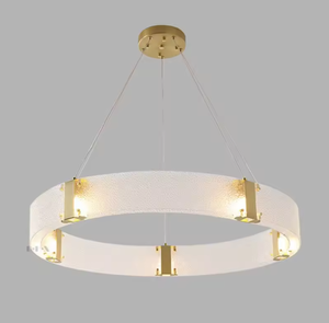 Zeal Lighting Contemporary Round Glass Hanging <b>Light</b> <b>for</b> <b>Living</b> <b>Room</b> Gold Black Nordic Pendant <b>Light</b> - Product Image 4