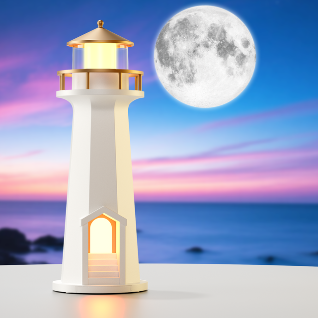 Multifunctional Mobile Phone Wireless Charger Moon Projection Lamp Speaker Bedside Ambient Lamp Decoration Dropship