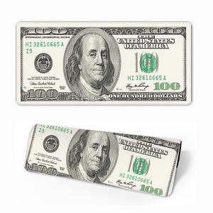 Tapis de souris Dollar Design Grand tapis de bureau 100 USD Bill Pattern Tapis de <span class=keywords><strong>clavier</strong></span> de jeu Protecteur de bureau étendu - Product Image 2