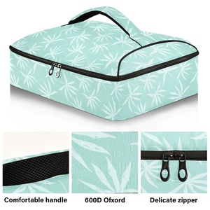 Nouveauté : Sac isotherme personnalisé pour aliments, motif fleurs tropicales Hawaïennes, pour casseroles, pizzas, sac isotherme pour femmes et hommes - Product Image 2