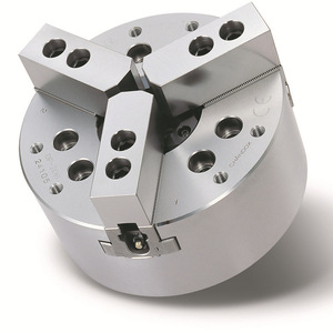 Mandrin hydraulique à trois griffes Qiandao Op-210A8 75 mm pour tours CNC, conique Morse MT3, 40000 tr/min - Product Image 1