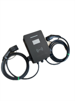 Stasiun Pengisian Daya Mobil Listrik Dual Plug 22 kW GBT Tipe 2, Pengisi Daya Mobil 16A Smart EN61851, Wallbox Pengisi Daya Mobil Listrik 11kW Konektor Ganda