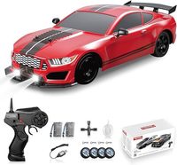 Voiture télécommandée Drift grande taille AE86 4x4, voiture de course rechargeable haute vitesse tout-terrain avec fonction de pulvérisation, jouet pour enfants, modèle GTR