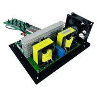 Mesin Pembersih Ultrasonik Universal Papan PCB 28khz-40khz Papan Generator Penggerak Transduser Ultrasonik Digital 600W