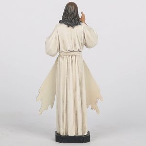 Statue du Cœur Sacré de Jésus <span class=keywords><strong>Christ</strong></span> en Résine Catholique Peinte à la Main, Cadeau Religieux pour Mère et Père - Product Image 6