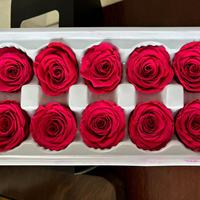 Gedroogde rozen P-3, 3-4cm hartvormig, aanpasbare kleuren, kerst- en bruiloftdecoratie, boeket, cadeauverpakking