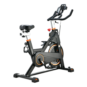 Vélo de spinning magnétique à usage domestique avec volant d'inertie de 10 kg, vélo de fitness d'intérieur silencieux à transmission par courroie, moniteur LCD, entraîneur cardio - Product Image 6