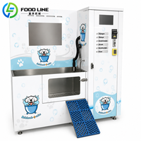 Station de lavage pour chiens en acier inoxydable 304, pour usage extérieur, autolavage professionnel