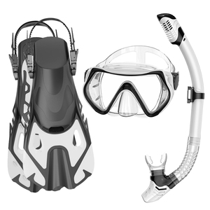 हॉट सेलिंग डाइविंग उपकरण वाणिज्यिक डाइविंग मास्क के साथ नीचे 3 टुकड़ा स्नॉर्कलिंग मास्क सेट उपकरण - Product Image 5