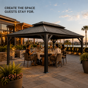 Pérgola Motorizada Diseñada para Proyectos de Patio y Jardín al Aire Libre con Control de Techo Motorizado y Opciones de Acabado Personalizadas - Product Image 2