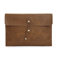 Crazy Horse En Cuir Embrayage Mallette Ordinateur Portable Sac Enveloppe Dossier pour MacBook Air ou ipad