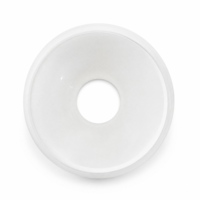 Diffuseur en verre blanc laiteux pour suspension luminaire, avec ouverture supérieure de 145 mm et hauteur de 165 mm, couvercle décoratif pour luminaire