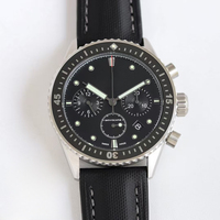 Montre pour homme professionnelle automatique mécanique avec chronographe Flyback personnalisé, squelette, boîtier en or rose et cadran bleu, design époustouflant