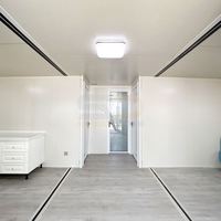Bâtiment modulaire moderne en panneaux sandwich préfabriqués de 20 pieds et 40 pieds