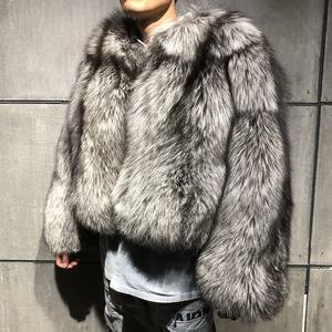 Giacca da <span class=keywords><strong>Uomo</strong></span> in Pelliccia di Volpe di Alta Qualità <span class=keywords><strong>Cappotto</strong></span> Invernale Caldo in Vera Pelliccia di Volpe Naturale - Product Image 1