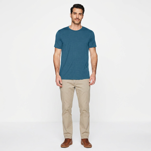 Camiseta de Manga Corta para Hombre, 100% Personalizable, Ecológica, Transpirable, de Secado Rápido, Antiolor, Capa Base para Viajes y Senderismo - Product Image 1
