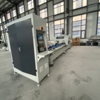 Centre d'usinage CNC 3 axes OUWO avec broche motorisée italienne haute vitesse pour équipements de fenêtres, portes et murs rideaux