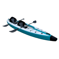 GeeTone Kayak Pro Kayak gonflable drop stitch, sol simple, avec protection contre les éclaboussures, haute pression, 15psi, matériaux de haute qualité
