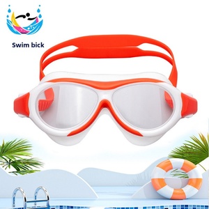 Lunettes de natation pour enfants - Cadre en caoutchouc détachable, verres en polycarbonate, étanches et anti-buée, fabriquées en silicone - Product Image 5