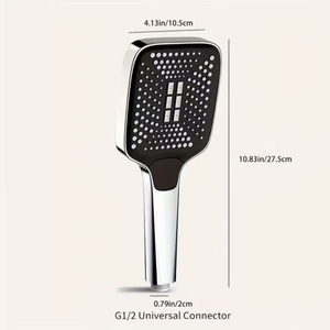 <strong>High</strong>-Output Large <strong>Square</strong> Panel <strong>High</strong>-<strong>Pressure</strong> <strong>Shower</strong> <strong>Head</strong> Coarse Water Bath Spray for Home Use Bathroom Hardware Set - Product Image 2