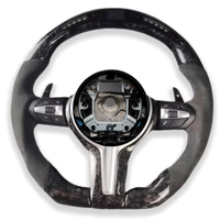 Volant en fibre de carbone avec LED pour F30 F10 M2 M3 M4 M5 M6 X5M X6M F35 F22 F18 F07 F32 Accessoires de voiture