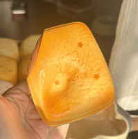 Moozy Simulation réaliste de pain ananas, jouet anti-stress ultra doux à remontée lente en TPR, en forme de produit de boulangerie, cadeau et ornement