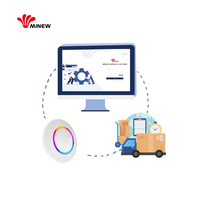 El Kit de administrador de etiquetas conectable del sistema de gestión de inventario de almacén inteligente IIoT incluye Etiqueta de activos Bluetooth y puerta de enlace Ble