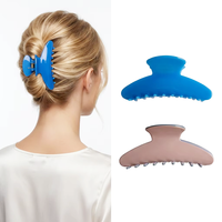 Pince à cheveux Fanxing personnalisée avec logo, 12 cm, extra large, en acétate, de luxe, haute qualité, antidérapante, type requin, pour cheveux longs, épais et lourds
