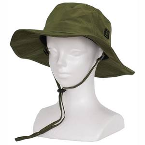 Chapeau de camp unisexe à 6 panneaux en polyester 100% de taille standard imperméable et uni pour la pêche en plein air et les voyages-Fabriqué en Chine - Product Image 1