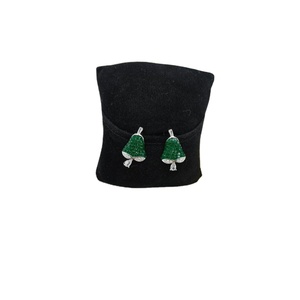 Antique 925 <b>Silver</b> <b>Stud</b> Earrings for Women Trendy Ethnic Design Handcrafted with Diamond Main Stone - Product Image 1