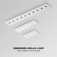 Lampu Grille LED Anti-Silau Modern untuk Kantor Rumah, Kecerahan Tinggi, Ramah Lingkungan 2W-20W