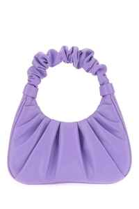Bolso de diseñador de calidad superior JW Pei Purple Gabbi Bolso con asa arrugada Lillac Leather Like Handbag - Product Image 3