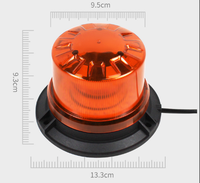 Nouveau 12V/24V LED rotatif feux de détresse clignotant Signal toit Ambulance camion stroboscope aimant monté voyant d'avertissement
