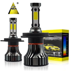 Ampoules de phare LED automatiques à 4 côtés UG4 9005 H7 360 LED Phare de voiture IP67 Universel pour Hyundai COB LED Chip 6500K DC 12V 24V - Product Image 1