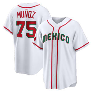 2026 La Mejor Calidad Personalizada de México # 30 Alejandro Kirk # 16 Jarren <span class=keywords><strong>Duran</strong></span> # Camiseta Cosida del Clásico Mundial de Béisbol de Randy Arozarena Número 56 - Product Image 6