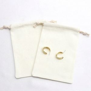 Reusable Eco Cotton Linen Drawstring Pouch Portable Cosmetic Caps Gift Dust <b>Bags</b> Valentine's Jewelry <b>Packaging</b> <b>Bag</b> - Product Image 2