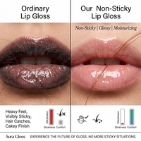 Vente en gros en stock – Gloss à lèvres brillant hydratant, hautement pigmenté, maquillage végétalien pour les lèvres, faible MOQ, 100 unités, marque privée