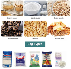 Máquina automática de azúcar <span class=keywords><strong>Demerara</strong></span> de azúcar moreno de 1 Kg de alta precisión, envoltura de etiquetado de bolsas con sello trasero para película de bolsa de papel para alimentos - Product Image 2