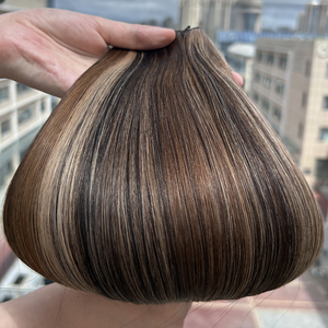 La trama della pelle senza cuciture della trama del nuovo Volume dei capelli grezzi può essere tagliata le estensioni dei capelli di trama flessibile a doppio disegno - Product Image 1