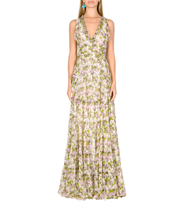 2023 nouvelle robe lâche floral élégant doux dame style dos nu taille conception de haute qualité peut être personnalisé - Product Image 2