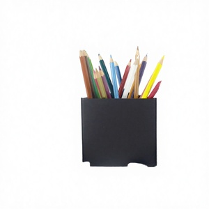 [FENICE] Porte-stylo triangulaire en cuir écologique de qualité supérieure (110*95*100mm) Design multifonctionnel Intérieur/Accessoire avec affichage de la température - Product Image 2