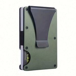 Men's <b>Wallet</b>-Reinvented Design Slim Minimalistic & Seamless <b>RFID</b> <b>Blocking</b> Passport Holder with Money Clip (PU Material) - Product Image 2