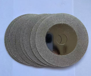 Lames de scie diamantées à haute efficacité 100 x 20 x 1 mm, <span class=keywords><strong>disque</strong></span> de coupe pour verre, <span class=keywords><strong>carrelage</strong></span> en porcelaine, outil rotatif <span class=keywords><strong>Dremel</strong></span> - Product Image 4