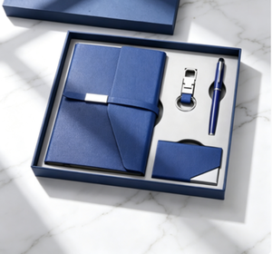 Promotional Corporate Gift <b>Sets</b> Pen Key Chain Card Holder <b>Notebook</b> Gift <b>Set</b> A5 Business Office Diary With Pen Key Ring - Product Image 3