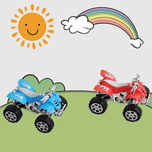 Modèle de moto ATV à rétrofriction, échelle 1:16, jouet en plastique à friction pour garçons de 4 à 7 ans, véhicule tout-terrain, cadeau - Product Image 2