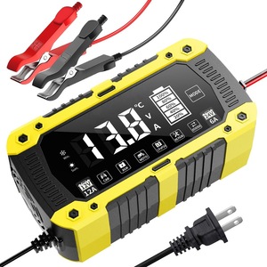 Chargeur de batterie de <span class=keywords><strong>voiture</strong></span> entièrement automatique GZrapid 12V 12A avec affichage numérique, chargeur à impulsions pour batteries humides et sèches au plomb-acide - Product Image 1
