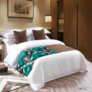 Runner per <span class=keywords><strong>Letto</strong></span> <span class=keywords><strong>Singolo</strong></span> o Matrimoniale, <span class=keywords><strong>Copriletto</strong></span> Jacquard Resistente allo Sbiadimento, Coperta con Cuscino Abbinato per Hotel, Casa, Pensione, Sciarpa per <span class=keywords><strong>Letto</strong></span> - Product Image 3